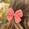 Bow hair tie
