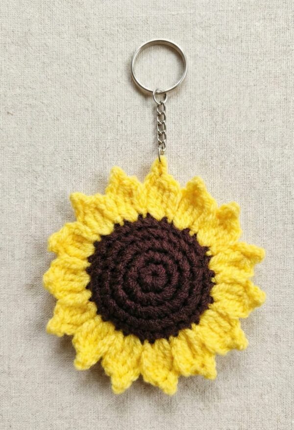 Sunflower Keychain