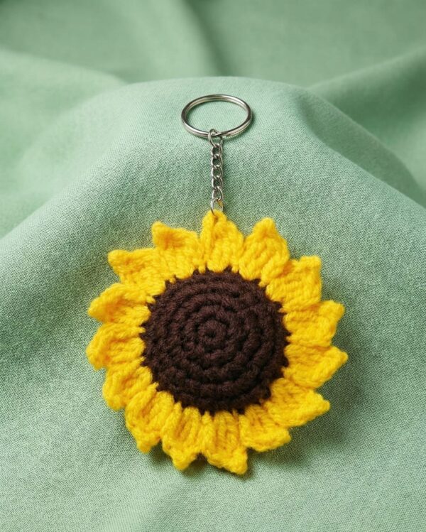 Sunflower Keychain